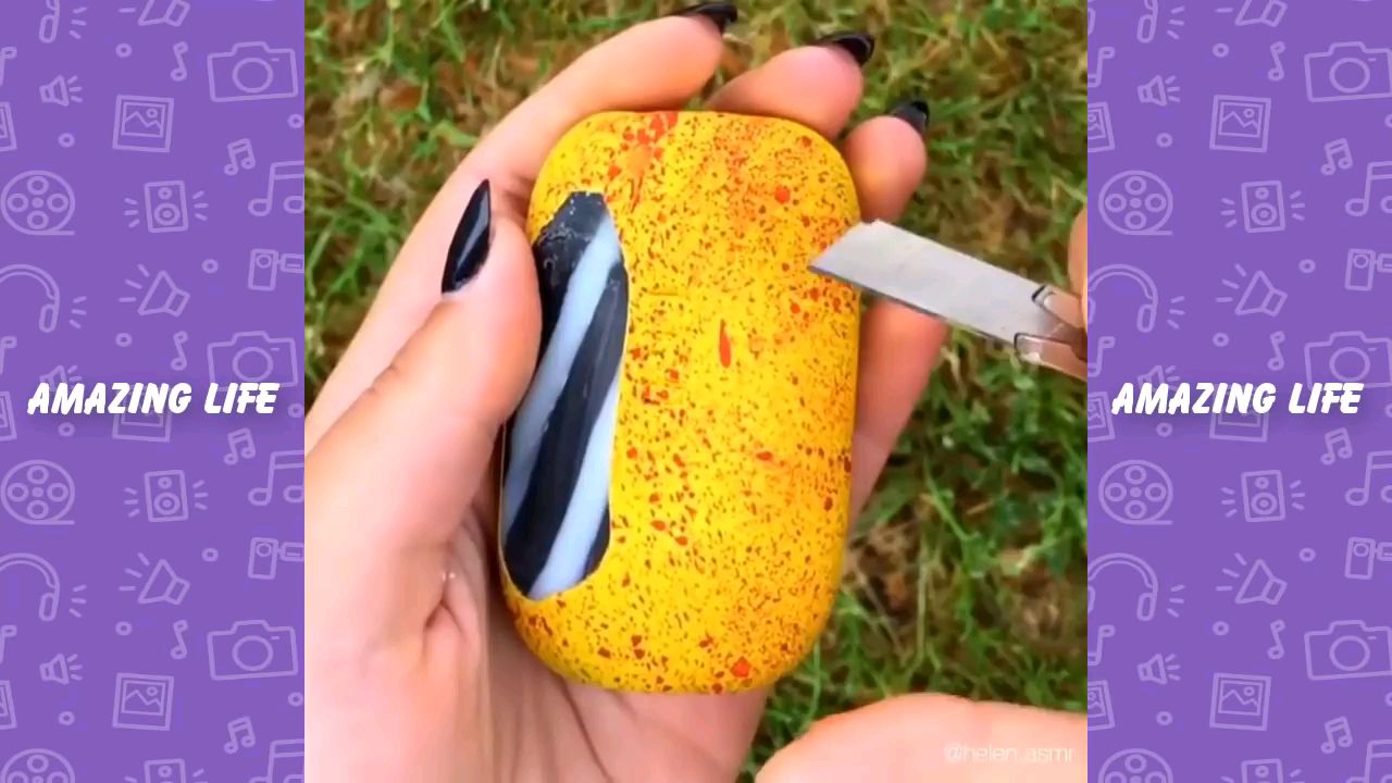 超级解压的刮肥皂视频!强迫症福利!